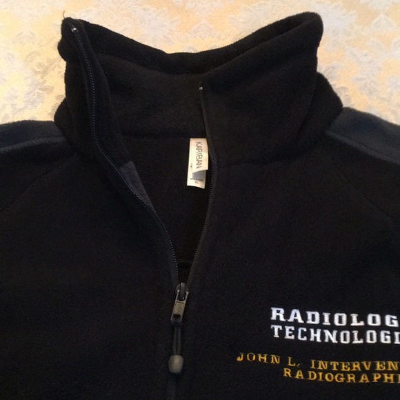 Kariban black & gray fleece jacket - Picture 7 of 12